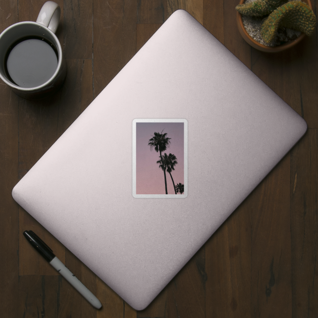 Pink Palm Trees by NewburyBoutique